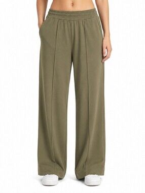 Under Armour Meridian Wide Leg Pants Olive Green Small NWT